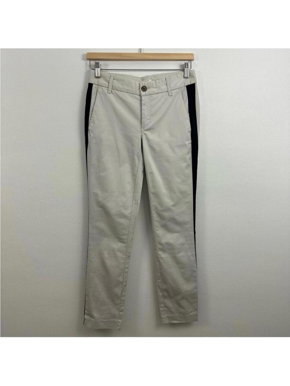 New J. Crew Women’s Striped Side Straight Leg Pants Size 00
